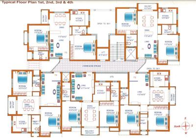 Project Image of 1057.0 - 1116.0 Sq.ft 2 BHK Apartment for buy in Agni Lakshmi Kripa Phase II