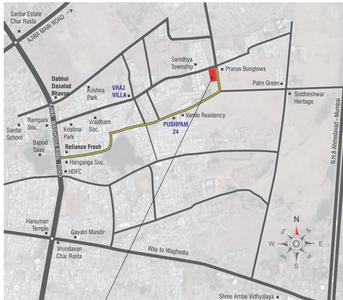 Riddhi Vrajbhoomi Tower A B C And D Images for Location Plan of Riddhi Vrajbhoomi 1
