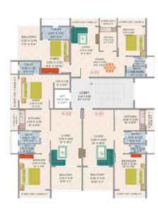 Project Image of 277.28 - 452.62 Sq.ft 1 RK Apartment for buy in Gajvakra Prime