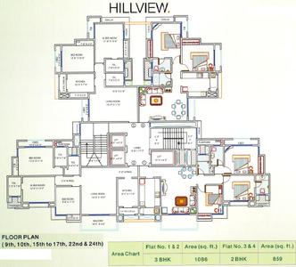 Project Image of 715 Sq.ft 2 BHK Apartment / Flat for sale in Thane West for Rs. 9500000