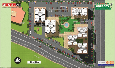 Project Image of 465.0 - 2041.0 Sq.ft 1 BHK Apartment for buy in Ansal API Sushant Media Enclave