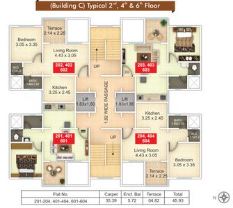 Project Image of 747 Sq.ft 2 BHK Apartment / Flat for sale in Dehu for Rs. 4700000