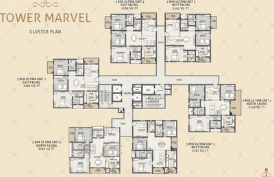 Project Image of 2187 Sq.ft 3 BHK Apartment / Flat for sale in Kothaguda for Rs. 30000000
