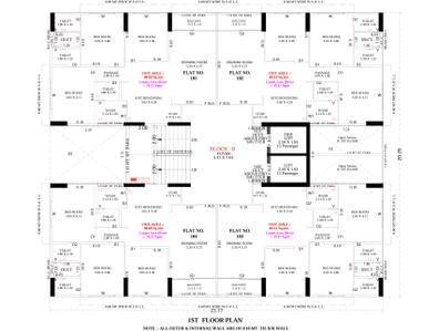 Project Image of 963.8 - 967.57 Sq.ft 3 BHK Apartment for buy in Shreeji The Glorious