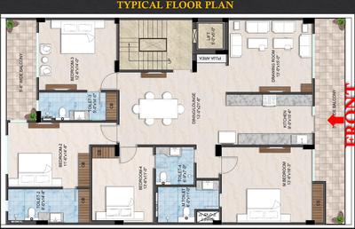Project Image of 0.0 - 2400.0 Sq.ft 4 BHK Builder Floor for buy in CRN Luxurious Builder Floors Phase II