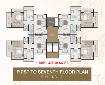 Project Image of 363.0 - 535.0 Sq.ft 1 BHK Apartment for buy in A R Shelar Ashok Vatika