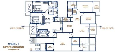 Project Image of 1280 Sq.ft 2 BHK Apartment / Flat for sale in Viman Nagar for Rs. 14500000