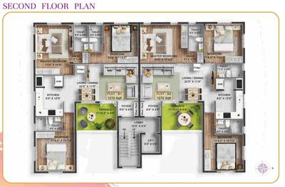 Project Image of 0.0 - 1272.0 Sq.ft 3 BHK Apartment for buy in Khurinji Iris