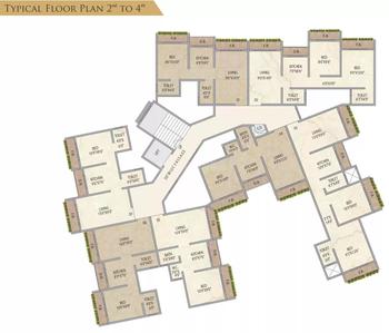 Project Image of 233.0 - 472.0 Sq.ft 1 RK Apartment for buy in Shantee Shamrock Residency