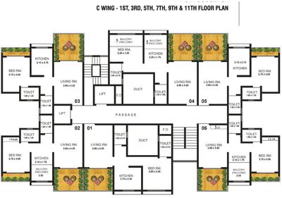 Project Image of 960 Sq.ft 2 BHK Apartment / Flat for sale in Badlapur East for Rs. 3900000