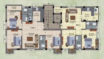 SS CORNER Corner Cluster Plan 1