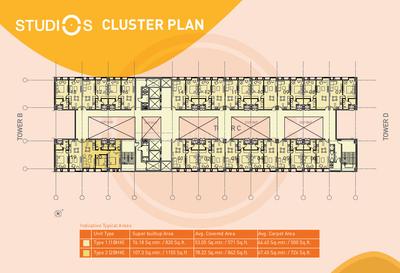 Project Image of 820.0 - 1250.0 Sq.ft Studio Studio Apartment for buy in Viridian WTC