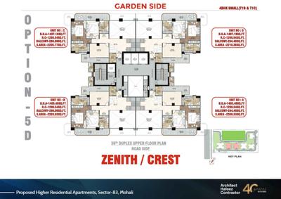 Project Image of 2300.0 - 2800.0 Sq.ft 3 BHK Apartment for buy in STJ The Pinnacle