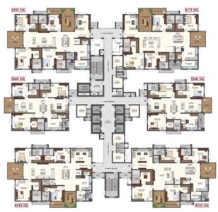 Project Image of 1380.0 - 4595.0 Sq.ft 2 BHK Apartment for buy in Rajapushpa Pristinia
