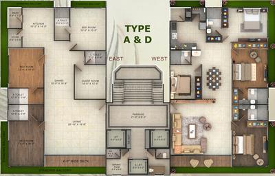 Project Image of 1485.53 - 1776.05 Sq.ft 4 BHK Apartment for buy in Savan Superia