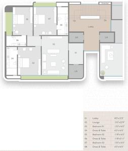 Project Image of 1779.0 - 3358.0 Sq.ft 3.5 BHK Apartment for buy in Nilamber Bellissimo 4