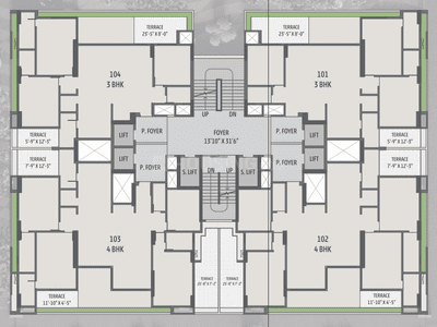 Project Image of 2788 Sq.ft 3 BHK Apartment / Flat for sale in Science Park for Rs. 20000000