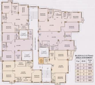 Project Image of 850.0 - 1121.0 Sq.ft 2 BHK Apartment for buy in Vijaylakshmi Pleasant Palace