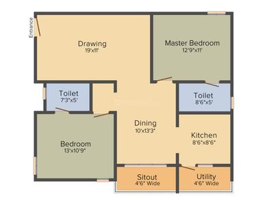 Project Image of 1270.0 - 1770.0 Sq.ft 2 BHK Apartment for buy in Value Valueprop Prime Vivanne