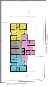 Project Image of 1596.0 - 1655.0 Sq.ft 3 BHK Apartment for buy in Danish Veeyu Coperative Housing Society
