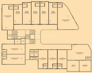 Project Image of 533.67 - 787.38 Sq.ft 2 BHK Apartment for buy in Ishvar Divine City Center