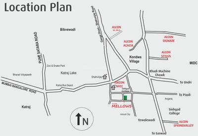 Project Image of 0.0 - 801.37 Sq.ft 2 BHK Apartment for buy in Alcon Mellows Wing B