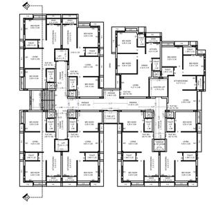 Project Image of 541.86 - 570.7 Sq.ft 2 BHK Apartment for buy in Komal Ratnam Serinity