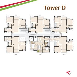 Project Image of 751.22 - 1013.86 Sq.ft 2 BHK Apartment for buy in Mahindra Lakewoods Towers D And E