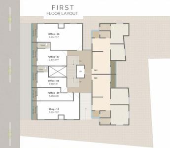 Project Image of 407.0 - 532.0 Sq.ft 2 BHK Apartment for buy in Raj Developers Tirth Exotica