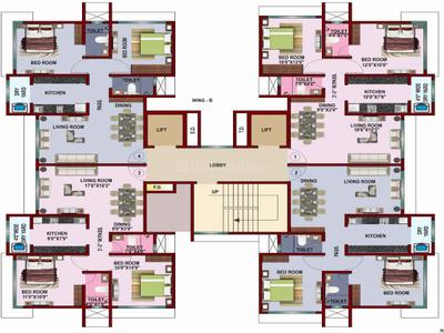 Project Image of 627.0 - 668.0 Sq.ft 2 BHK Apartment for buy in Gorai Laxmi CHSL Casa Bellisimo B Wing