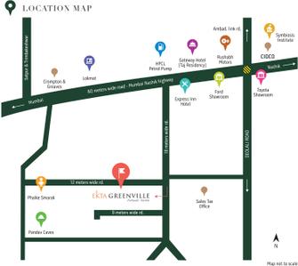 Project Image of 0.0 - 855.0 Sq.ft 3 BHK Apartment for buy in Ekta Greenville