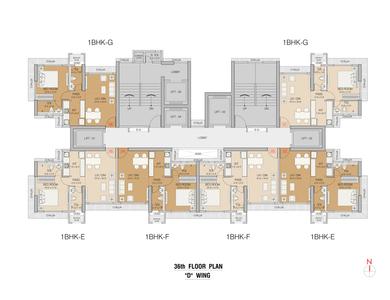 Project Image of 683.0 - 1011.0 Sq.ft 2 BHK Apartment for buy in Ruparel Stardom