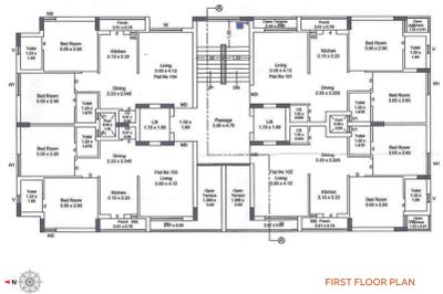 Project Image of 523.02 - 538.09 Sq.ft 2 BHK Apartment for buy in Flora Unique