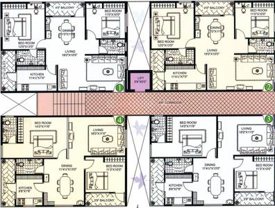 Project Image of 900.0 - 1000.0 Sq.ft 2 BHK Apartment for buy in Satya Krishna Kalyan Residency