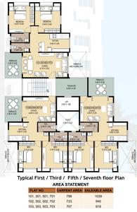 Project Image of 0.0 - 707.0 Sq.ft 2 BHK Apartment for buy in Shubham Tower