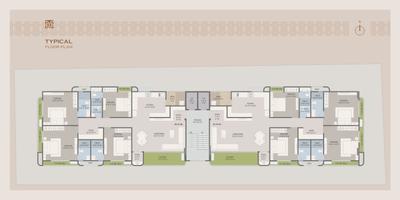 Project Image of 1821.0 - 1899.0 Sq.ft 4 BHK Apartment for buy in Tirth Harmony