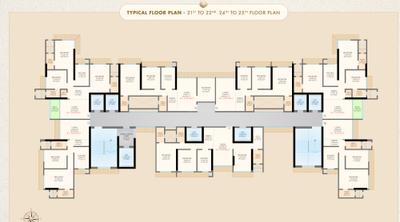 Project Image of 660.0 - 986.0 Sq.ft 2 BHK Apartment for buy in Shree Om Paradise CHSL