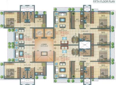 Project Image of 358.0 - 698.0 Sq.ft 1 BHK Apartment for buy in Shree Balaji Hariniwas