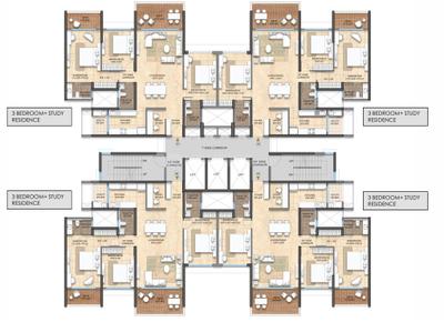 Project Image of 1308.03 - 1694.45 Sq.ft 3.5 BHK Apartment for buy in Lodha Mirabelle Phase 2
