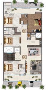 RK Gupta Elite Floors RK Gupta Elite Floors Cluster Plan For 1st Floor 1