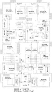Project Image of 1331.0 - 2843.0 Sq.ft 3 BHK Apartment for buy in PS Pristine