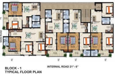 Project Image of 1120.0 - 1580.0 Sq.ft 2 BHK Apartment for buy in ASK The Central Estate