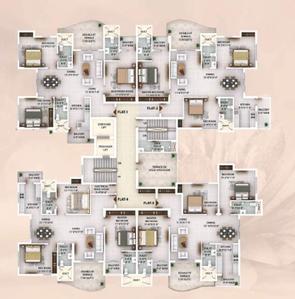Project Image of 1670.0 - 4340.0 Sq.ft 3 BHK Apartment for buy in Amvisha Siddharth Lotus