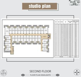 Project Image of 177.17 - 303.0 Sq.ft Studio Studio Apartment for buy in Hirnot Happy Mart 