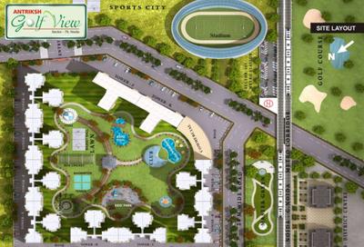Project Image of 1010.0 - 3375.0 Sq.ft 2 BHK Apartment for buy in The Antriksh Golf View