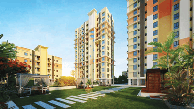 Project Image of 1266.0 - 2224.0 Sq.ft 2 BHK Apartment for buy in Shrachi Greenwood Nest