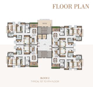 Project Image of 1230.0 - 2024.0 Sq.ft 3 BHK Apartment for buy in Gulmohar