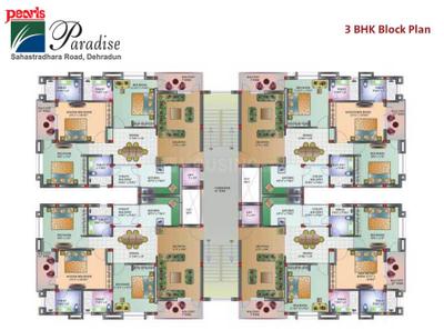 Project Image of 1398.0 - 1628.0 Sq.ft 2 BHK Apartment for buy in Pearls Paradise
