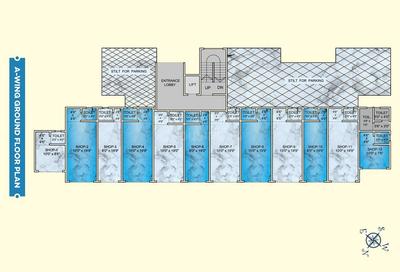 Project Image of 279.97 - 656.6 Sq.ft 1 BHK Apartment for buy in Shantee Skyblue Residency
