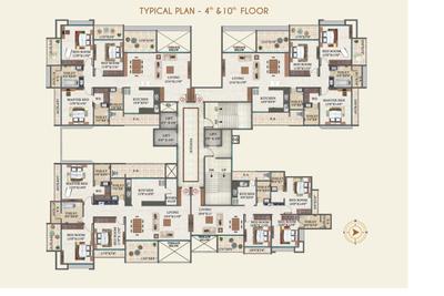 Project Image of 970.0 - 1970.0 Sq.ft 2 BHK Apartment for buy in Vighnaharta Sai Enclave